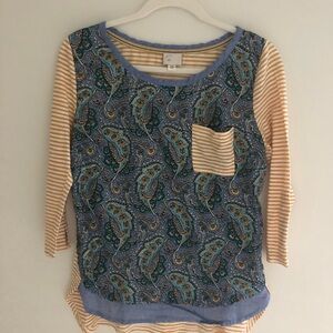 Anthropologie crew neck top